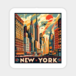 New York Poster Magnet