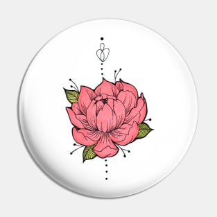 Peony Pin