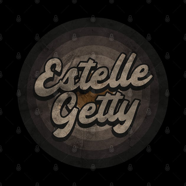 RETRO BLACK WHITE -Estelle Getty by Yaon