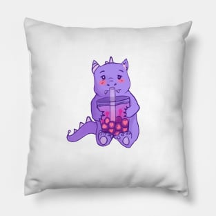 Dragon valentine boba edition Pillow