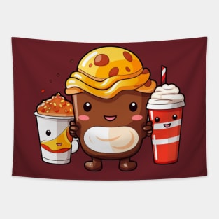 kawaii  junk food T-Shirt cute  funny Tapestry