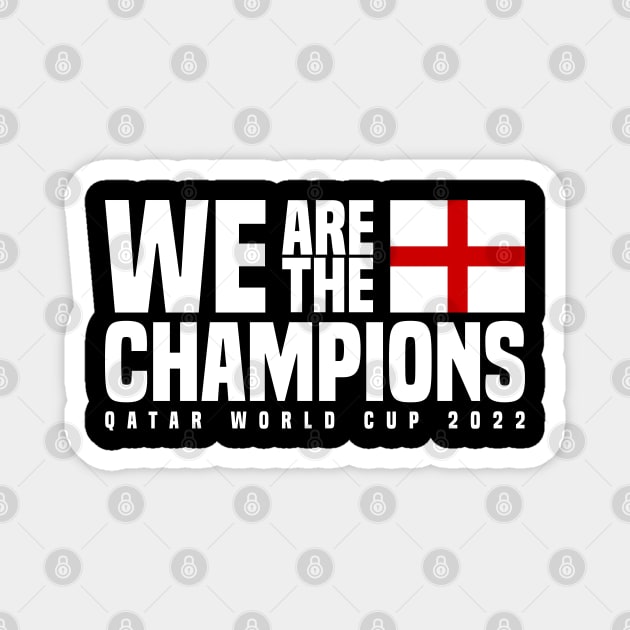Qatar World Cup Champions 2022 - England Magnet by Den Vector