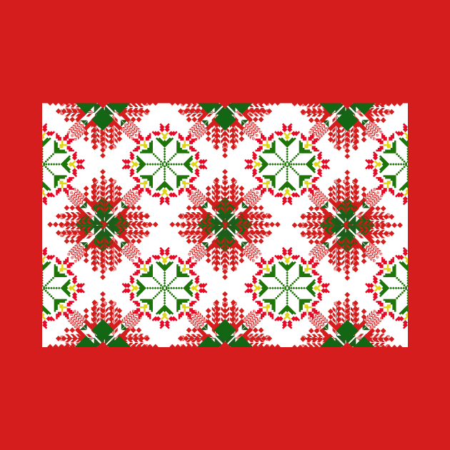 red christmas by noke pattern