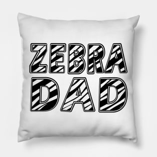 Zebra Dad Pillow