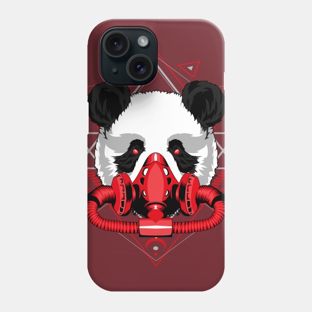 panda mask Phone Case by SHINIGAMII