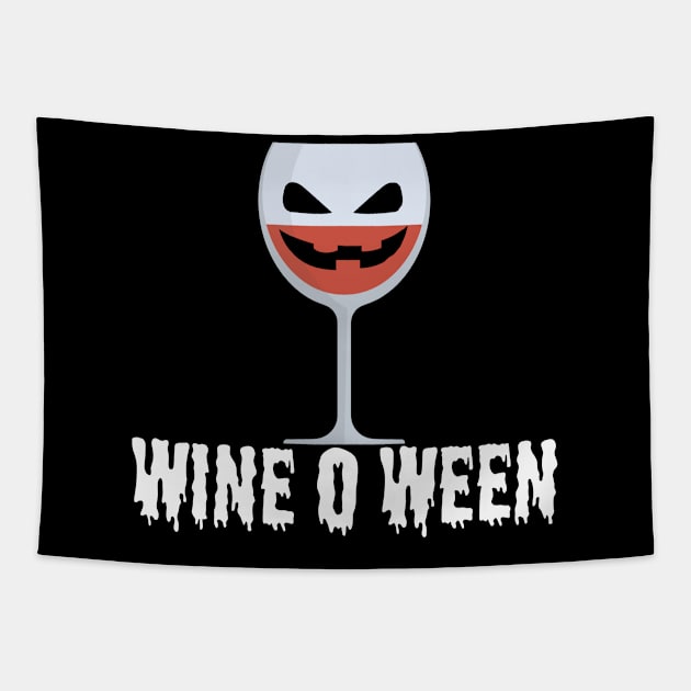 Wine o ween Tapestry by maxcode