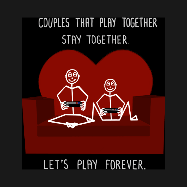 Couples That Play Together Illustration by ArtAndBliss