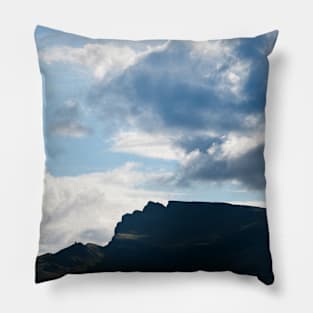 Mountain light and shadow, Isle of Skye, Scotland Pillow