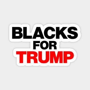 BLACKS FOR TRUMP BIDEN Magnet