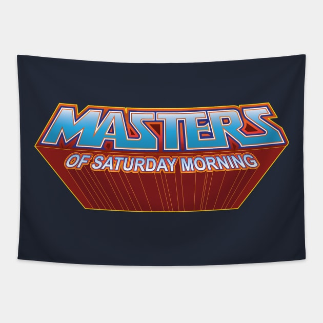 Masters Of Saturday Morning Tapestry by DeepDiveThreads