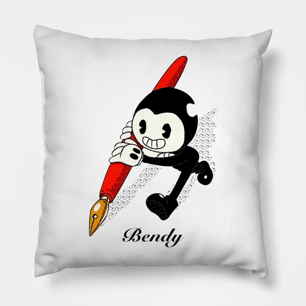 Bendy Youth Pillow by Mendozab Angelob