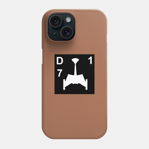 D7 Battle Cruiser Phone Case by gofenris