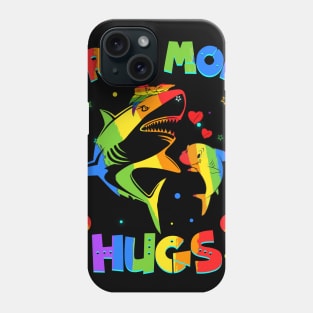 Free Mom Hugs Shark LGBT Pride Phone Case