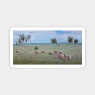 'Haybale Paddock' Magnet