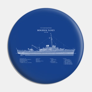 Roger B. Taney whec-37 United States Coast Guard Cutter - ABDpng Pin