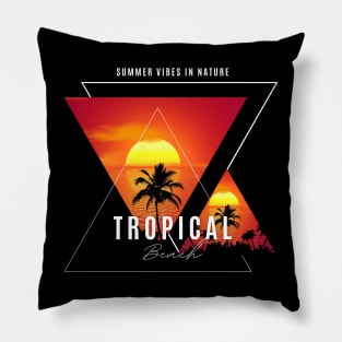 summer vibes Pillow