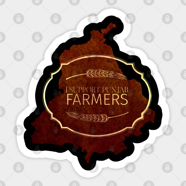 Kisan Ekta zindabad - Farmer - Sticker