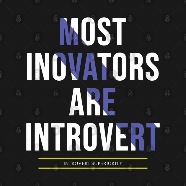 Most inovator are introvert by solidarity in diversity