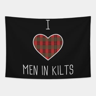 I Love Men In Kilts Tapestry