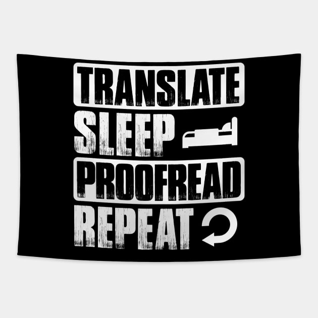 Translator Translation Translate Translating Gift Tapestry by Krautshirts