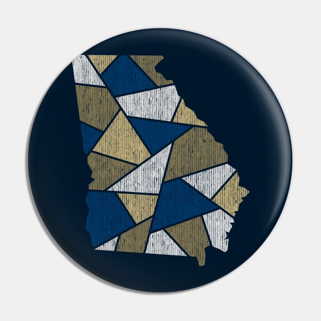 Georgia Mosaic - Blue Pin by dSyndicate