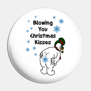 Blowing You Christmas Kisses Pin