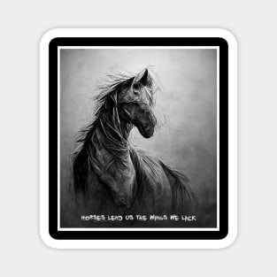 horses wings Magnet