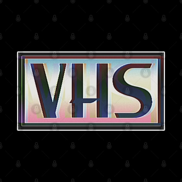 Retro 80s Styled Glitchy VHS Logo #2 by DankFutura