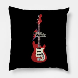 Rebel Rebel Electric Guitar Pillow