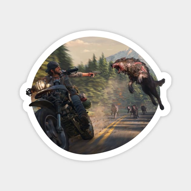 Days gone T-shirt and Accessories gift ideas for gamers Magnet by MIRgallery