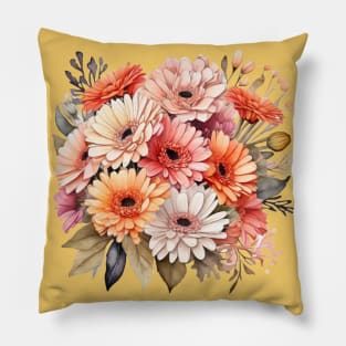 Gerberas Pillow