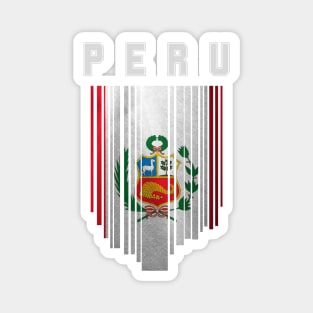 Perú flag, peruvian flag Magnet