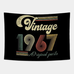 Retro Vintage 1967 57th Birthday Gift Men Women 57 Years Old Tapestry