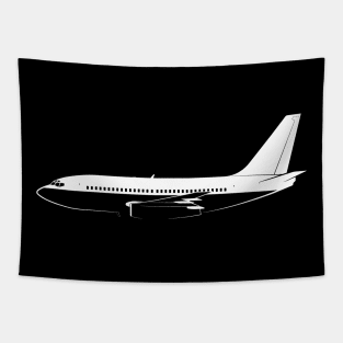 Boeing 737-200 Silhouette Tapestry