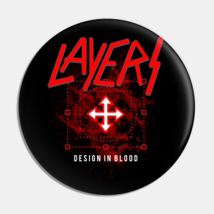 Layers - Design In Blood Pin