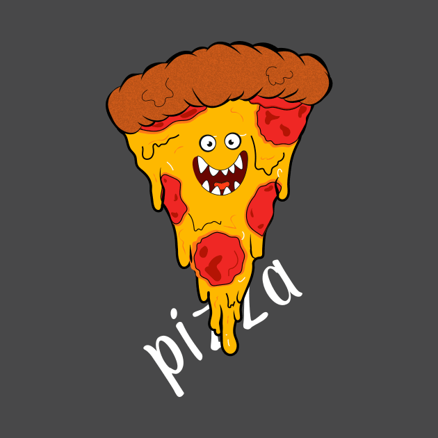 Pizza T-shirt by SheMayKeL