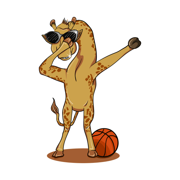 'Dabbing Giraffe Basketball' Funny Dabbing Gift by ourwackyhome