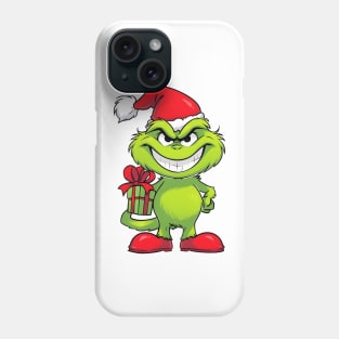 Grinch Cartoon Full of Christmas Cheer Phone Case