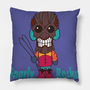 Gnarly Tundra Tiki Pillow