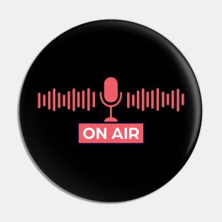 On Air Radio Pin