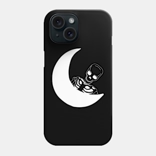 moon sceleton Phone Case