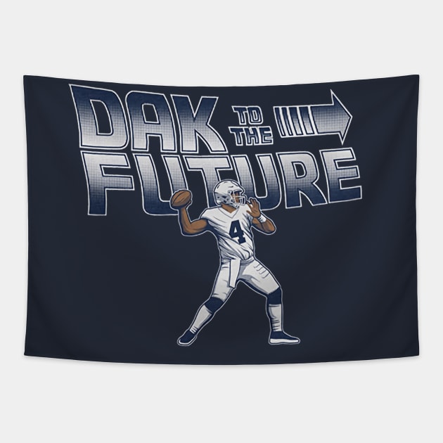 Dak Prescott Dak To The Future Tapestry by Chunta_Design