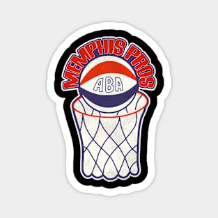 Memphis Pros Basketball Magnet