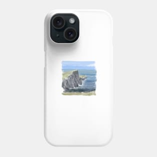 Neist Point Lighthouse on the Isle of Skye Art Phone Case