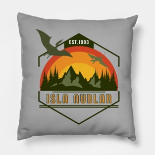 Jurassic Park Isla Nublar Pillow