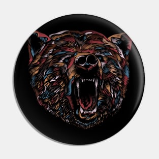Wild Bear Pin