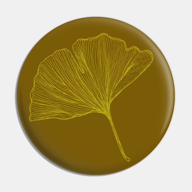 Ginkgo Pin by MarjolijndeWinter