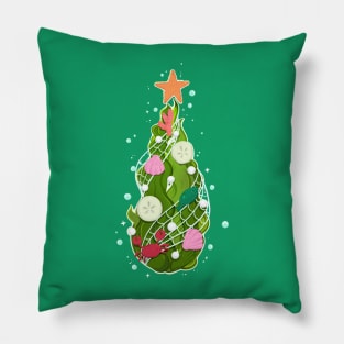 Beachy Christmas tree Pillow