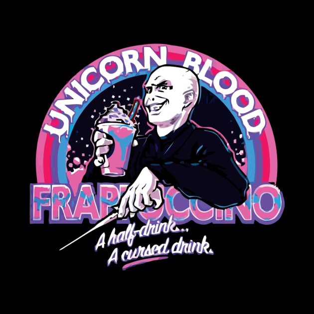 Unicorn blood t shirt frappuccino by klausgaiser