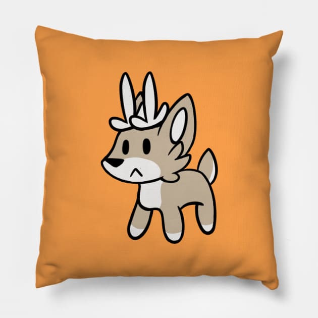 Plush deer Pillow by d o r r i a n